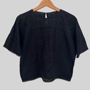 Boho embroidered Zara top